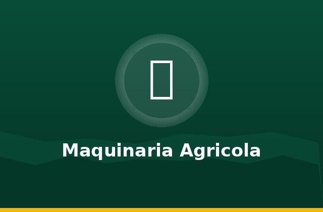 Entrega de maquinaria agrícola