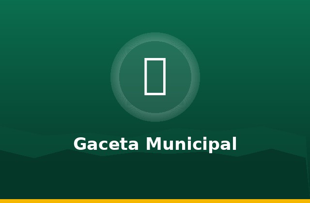 Gaceta Municipal